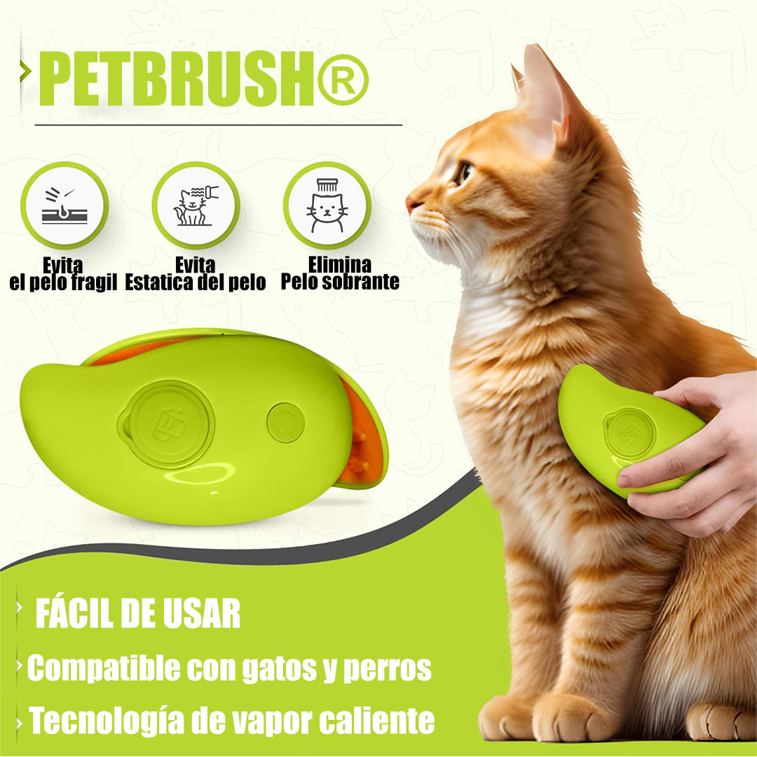 PETBRUSH® -Cepillo de limpieza a vapor para mascotas