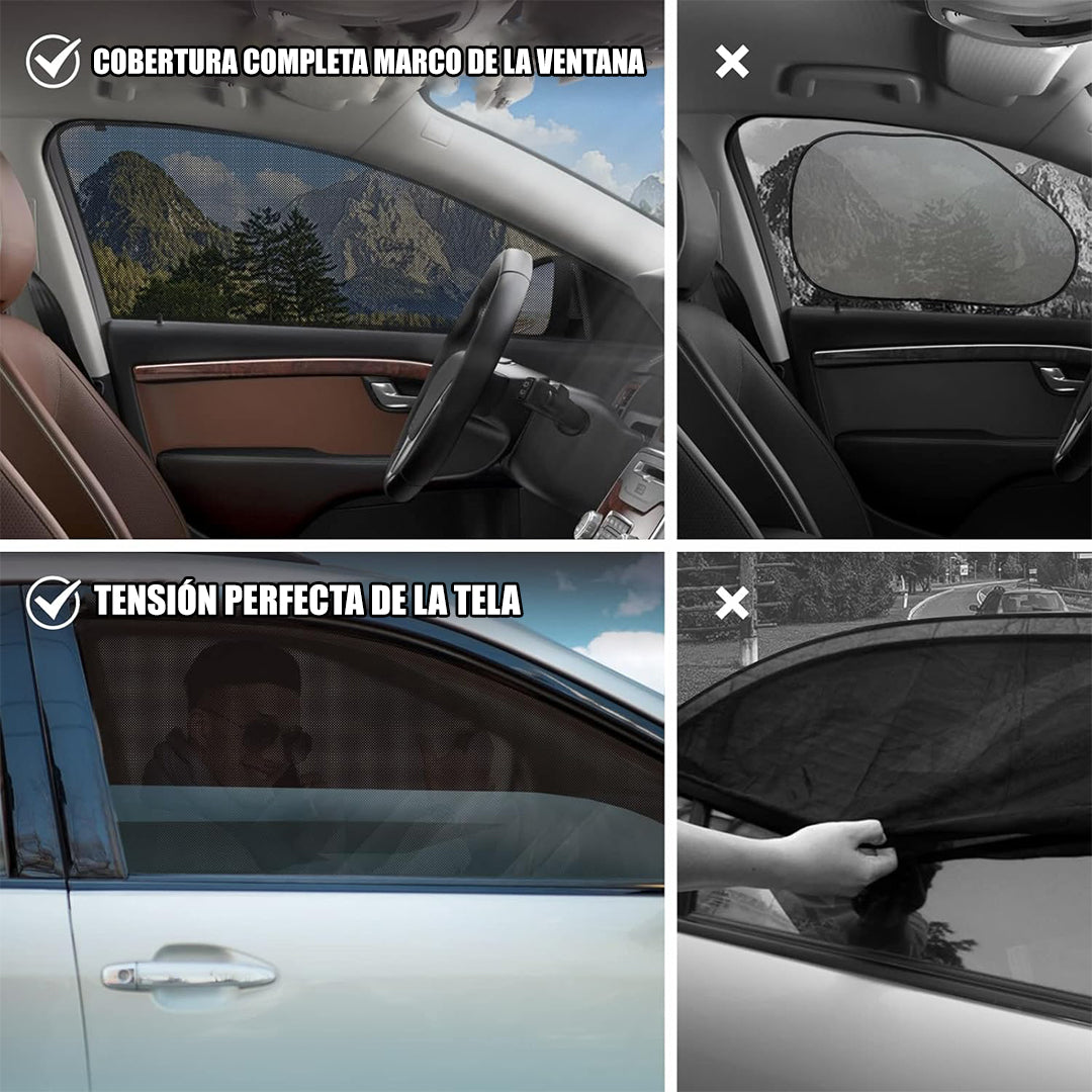 ENOVOE- Parasol magnético para ventana de carro X4 unidades